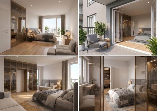 Novostavba  2 izbový BYT 3NP-B2 s balkónom 64 m2 projekt KAMENEC Trenčín