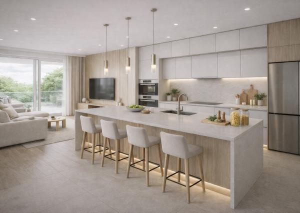 Novostavba  3 izbový BYT SP-B3 so strešnou terasou 88 m2 projekt KAMENEC Trenčín